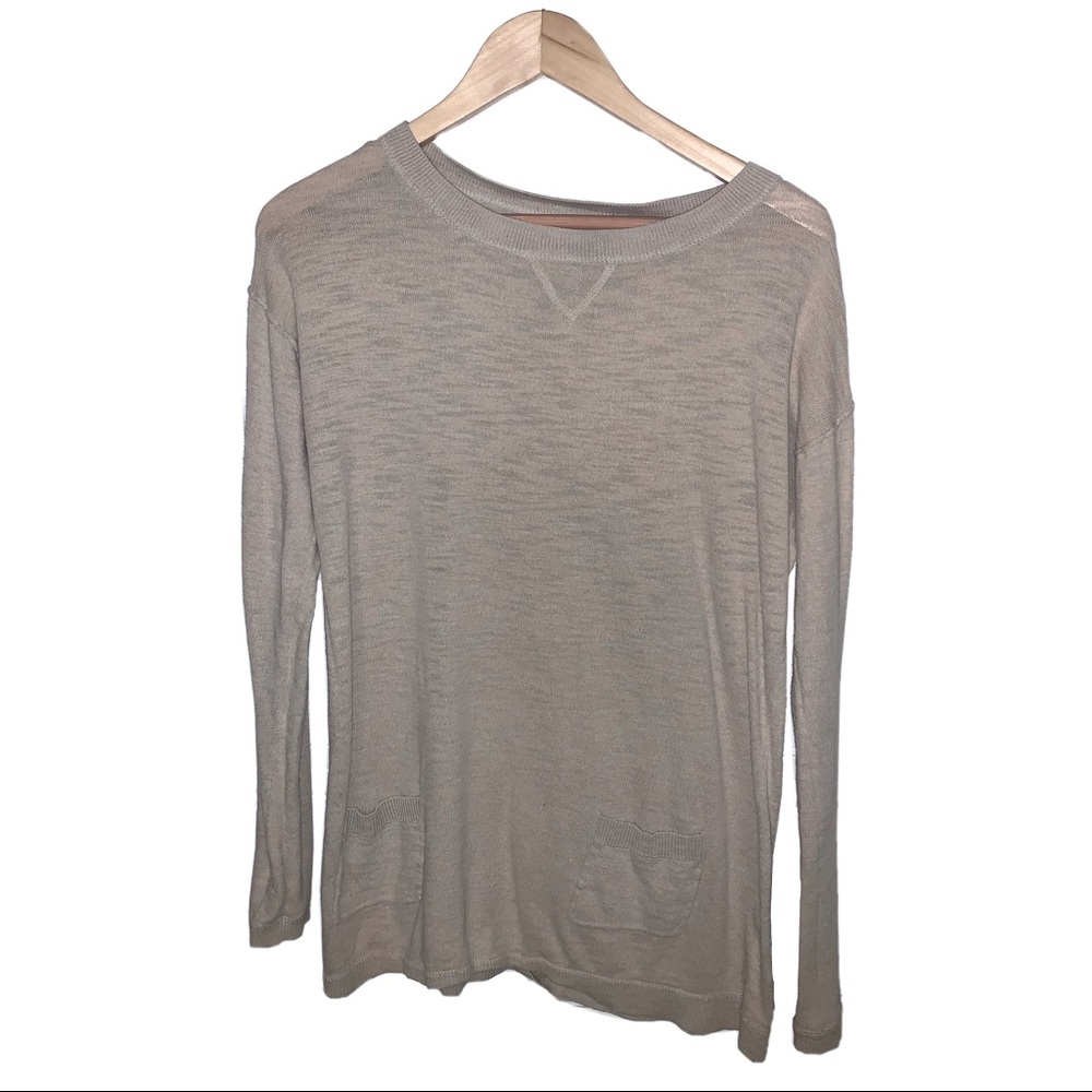 Beige oversized sweater